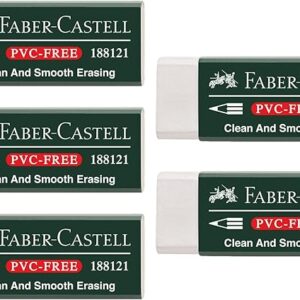 Faber-Castell 5pcs White Erasers