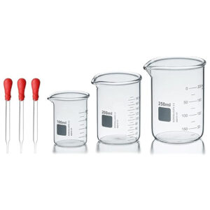 3pcs Borosilicate Beaker Set